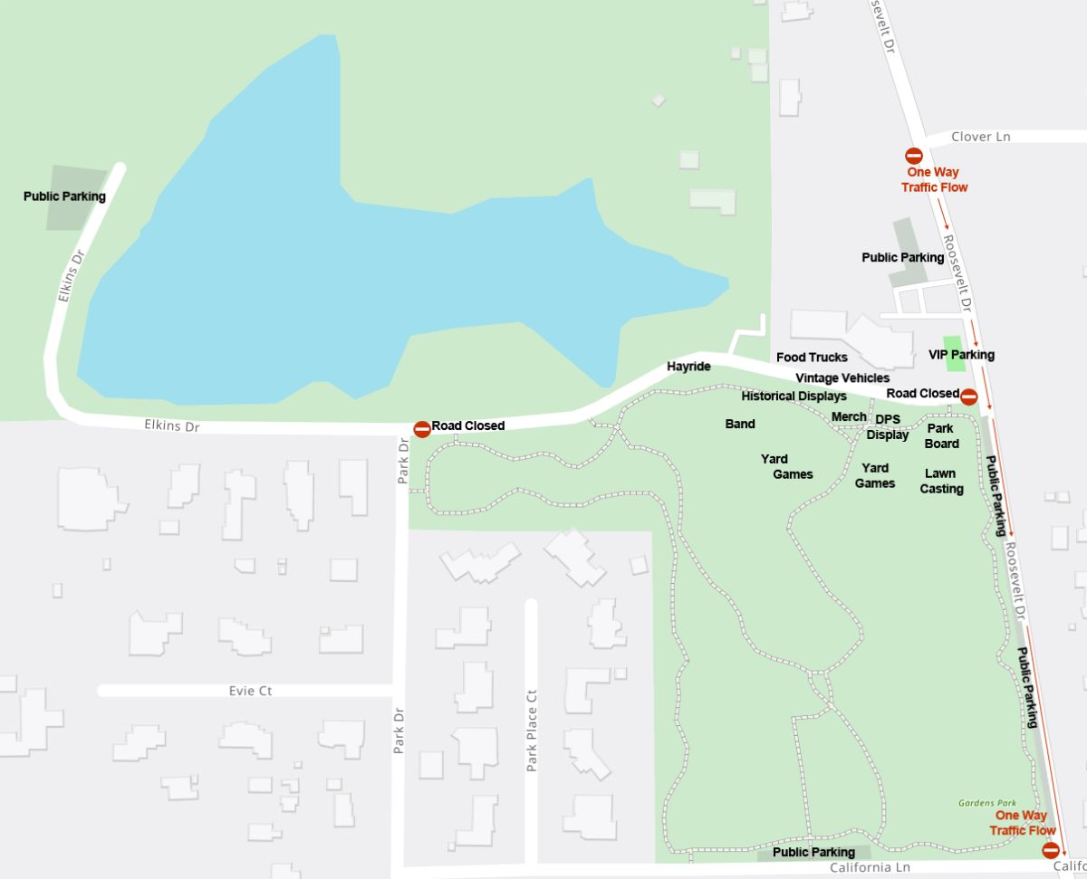 map for parking